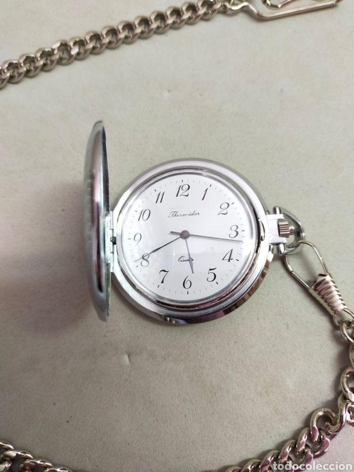 reloj de bolsillo thermidor quartz. con tapa y Compra en todocoleccion
