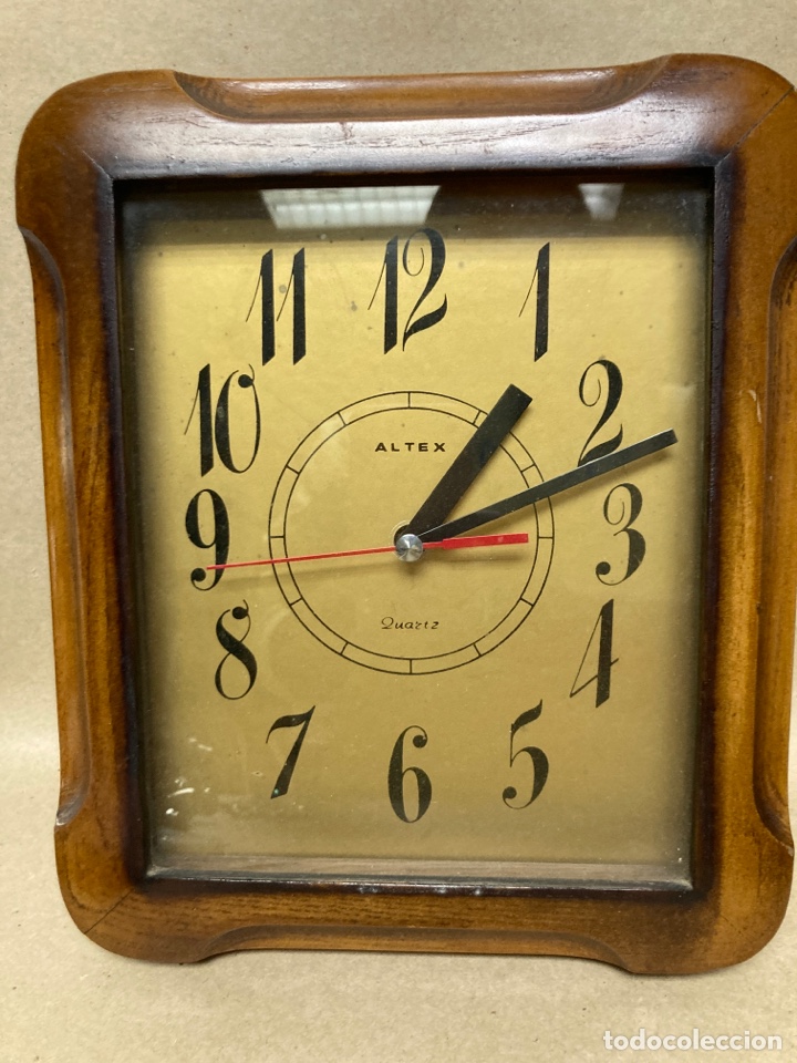 Vintage: Reloj de pared marca ALTEX QUARTZ