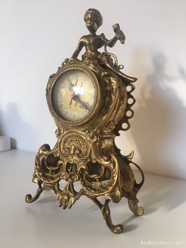 Vintage: Antiguo reloj de bronce - Foto 2