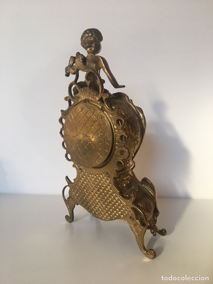 Vintage: Antiguo reloj de bronce - Foto 4