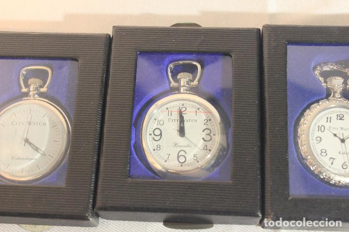 Vintage: SET 5 RELOJES BOLSILLO - Foto 4