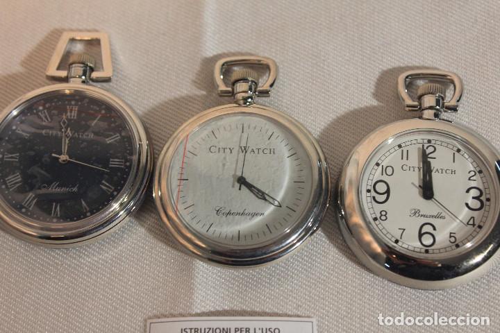 Vintage: SET 3 RELOJES BOLSILLO - Foto 5