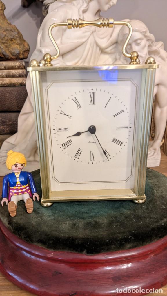 Vintage: RELOJ DE CARRUAJE DORADO - Foto 1