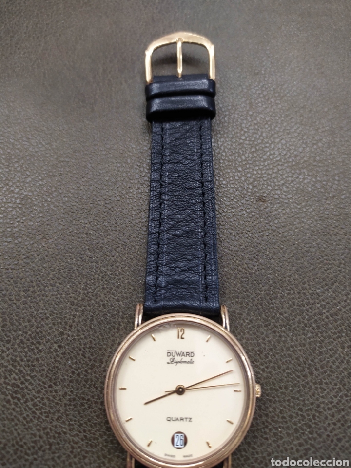 Vintage: Reloj Duward Diplomatic Quartz. Funciona. - Foto 5