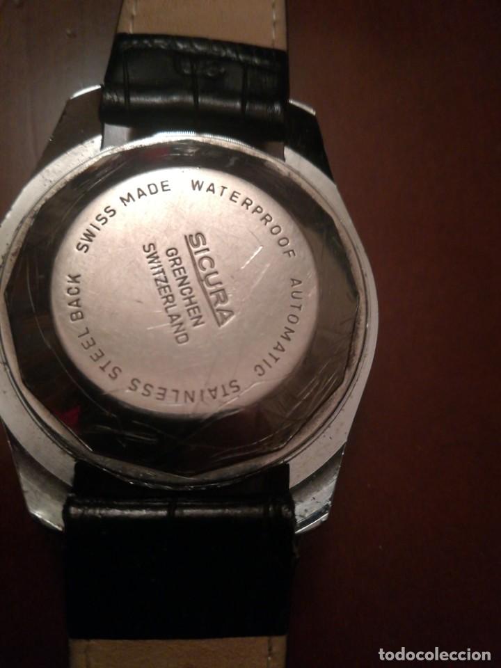 Vintage: Reloj Sicura vintage autom&aacute;tico. - Foto 3