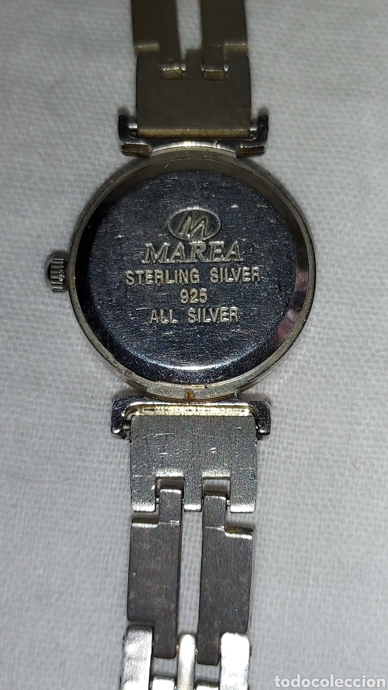 Vintage: RELOJ DE SE&Ntilde;ORA DE PLATA 925 MARCA MAREA FUNCIONANDO - Foto 10