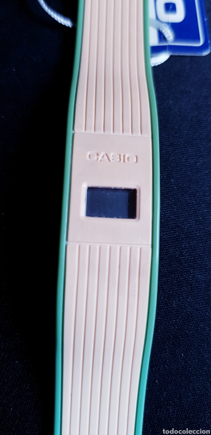Vintage: Reloj Vintage Casio digital blanco y verde - Foto 1