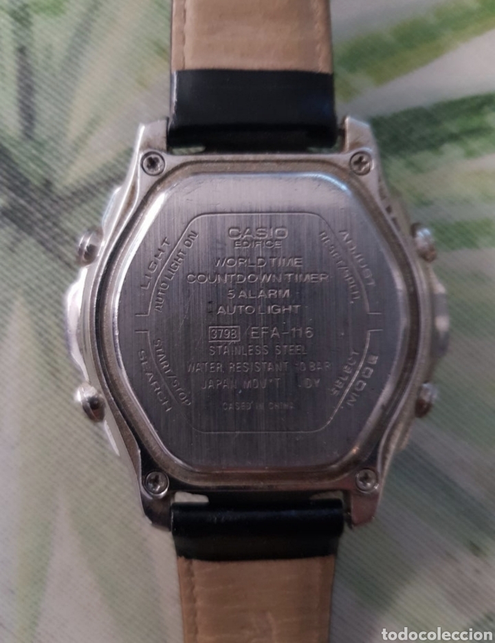 Vintage: CASIO EDIFICE modelo EFA-116 - Foto 2