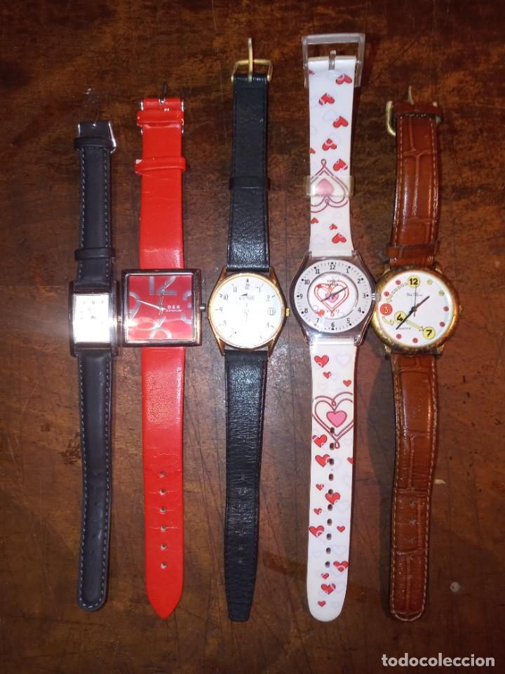 Vintage: 5 RELOJES - QUARTZ - VINTAGE. - Foto 4