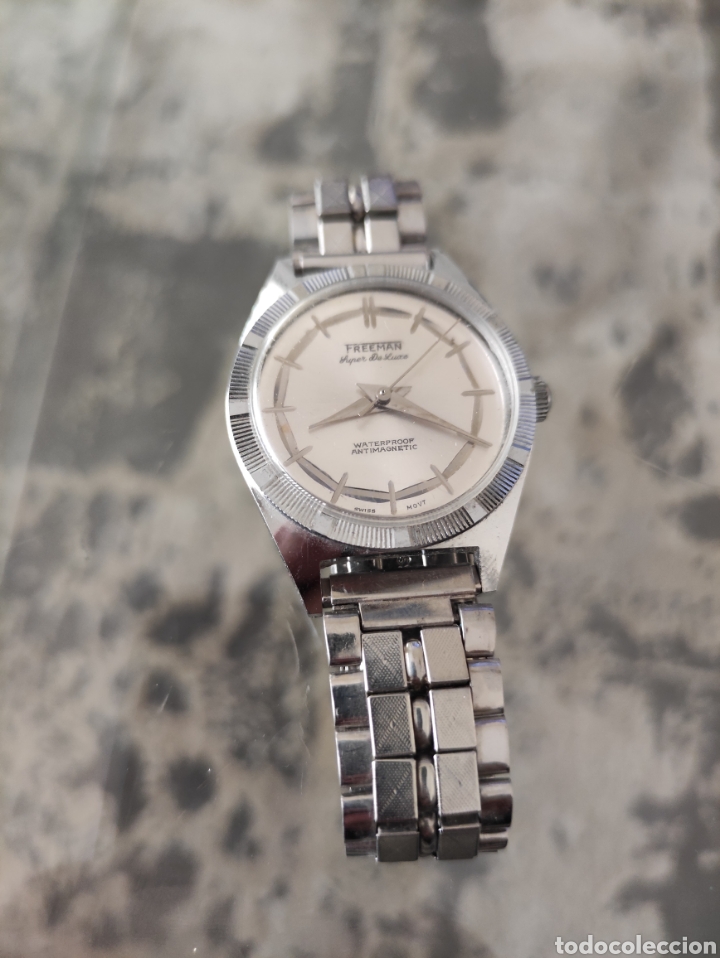Vintage: Reloj Freeman super de luxe (no funciona) - Foto 2
