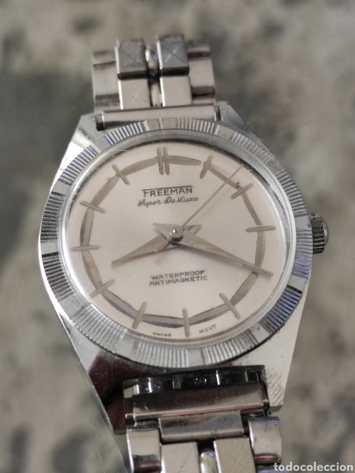 Vintage: Reloj Freeman super de luxe (no funciona) - Foto 1