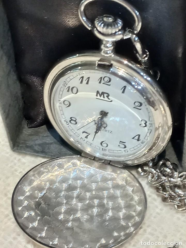 Vintage: RELOJ DE BOLSILLO (cadena) plateado - Foto 2