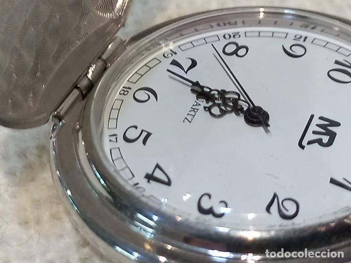 Vintage: RELOJ DE BOLSILLO (cadena) plateado - Foto 4