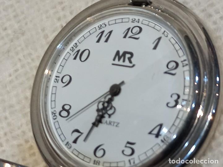 Vintage: RELOJ DE BOLSILLO (cadena) plateado - Foto 5