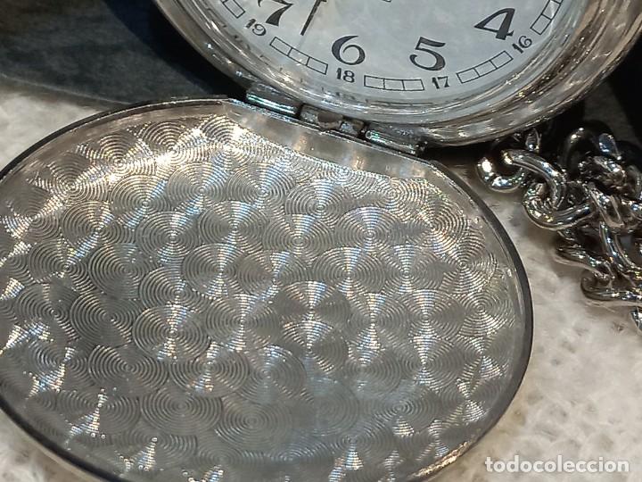 Vintage: RELOJ DE BOLSILLO (cadena) plateado - Foto 6