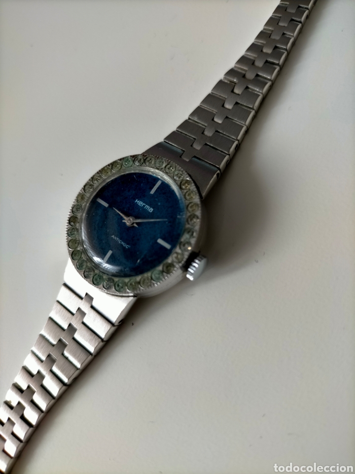Vintage: Reloj de pulsera HERMA ANTICHOC - Foto 1