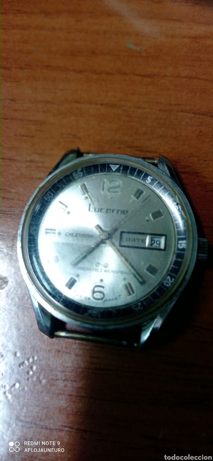 Vintage: Antiguo reloj a cuerda LUCERNE - Foto 1