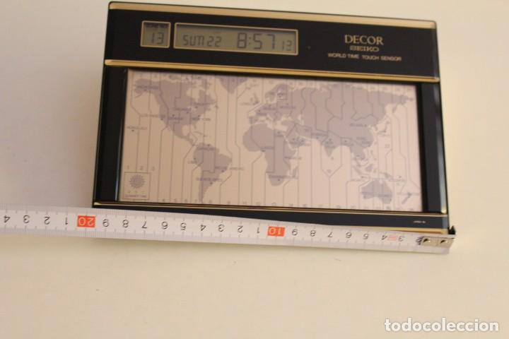 Vintage: RELOJ DECOR SEIKO WORLD TIME TOUCH SENSOR - Foto 3