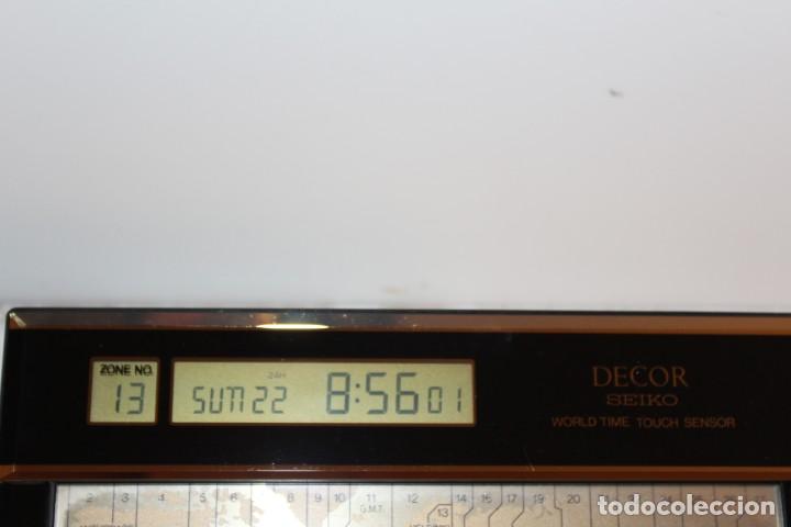 Vintage: RELOJ DECOR SEIKO WORLD TIME TOUCH SENSOR - Foto 5