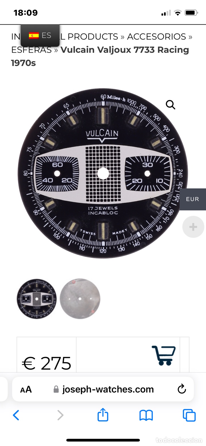 Vintage: VULCAIN VALJOUX 7533 - Foto 5