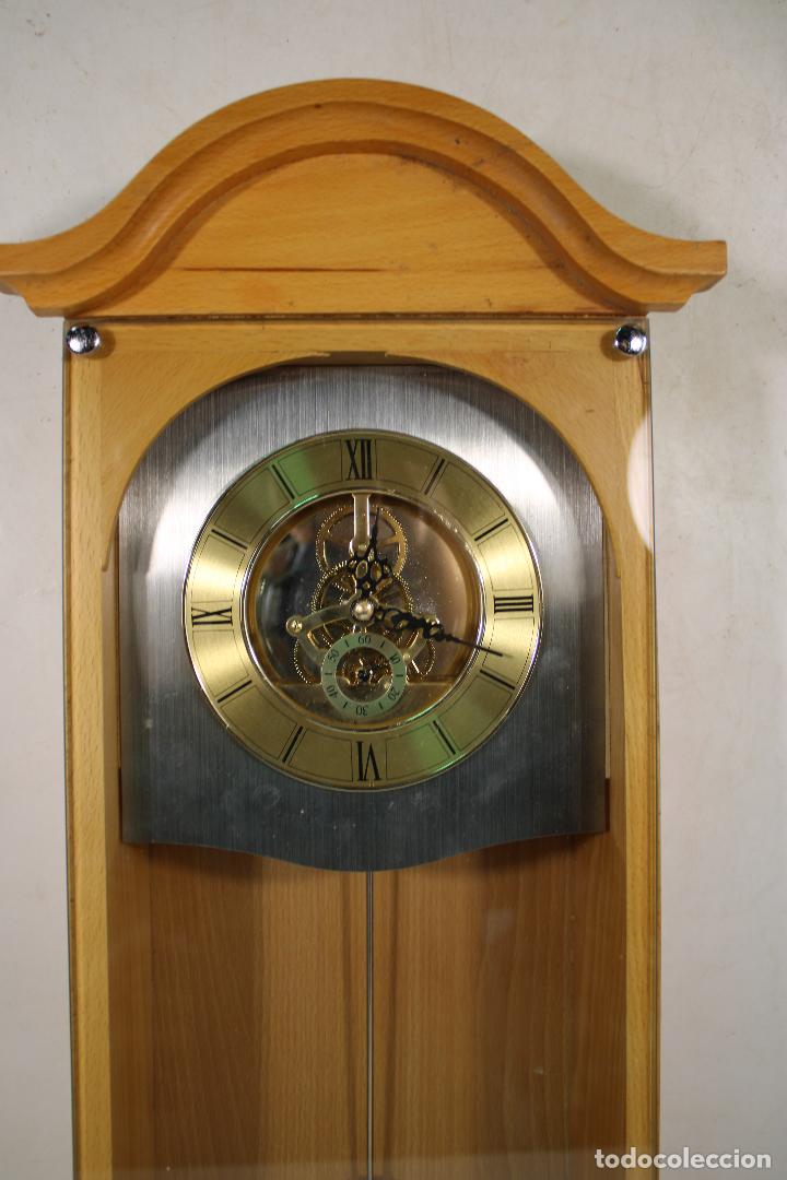 Vintage: reloj esqueleto de pared quartz - Foto 6