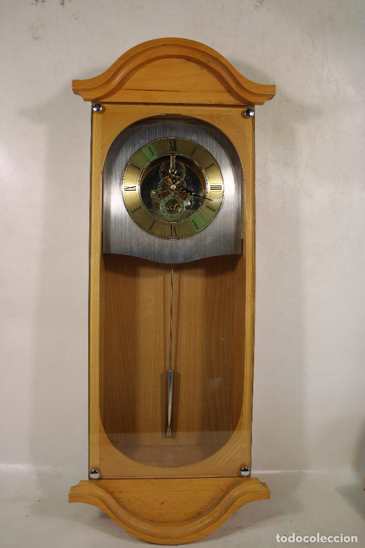 Vintage: reloj esqueleto de pared quartz - Foto 1