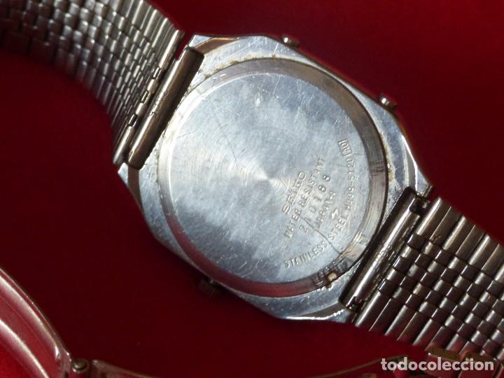 Vintage: Reloj de pilas,Seiko Quartz. - Foto 6