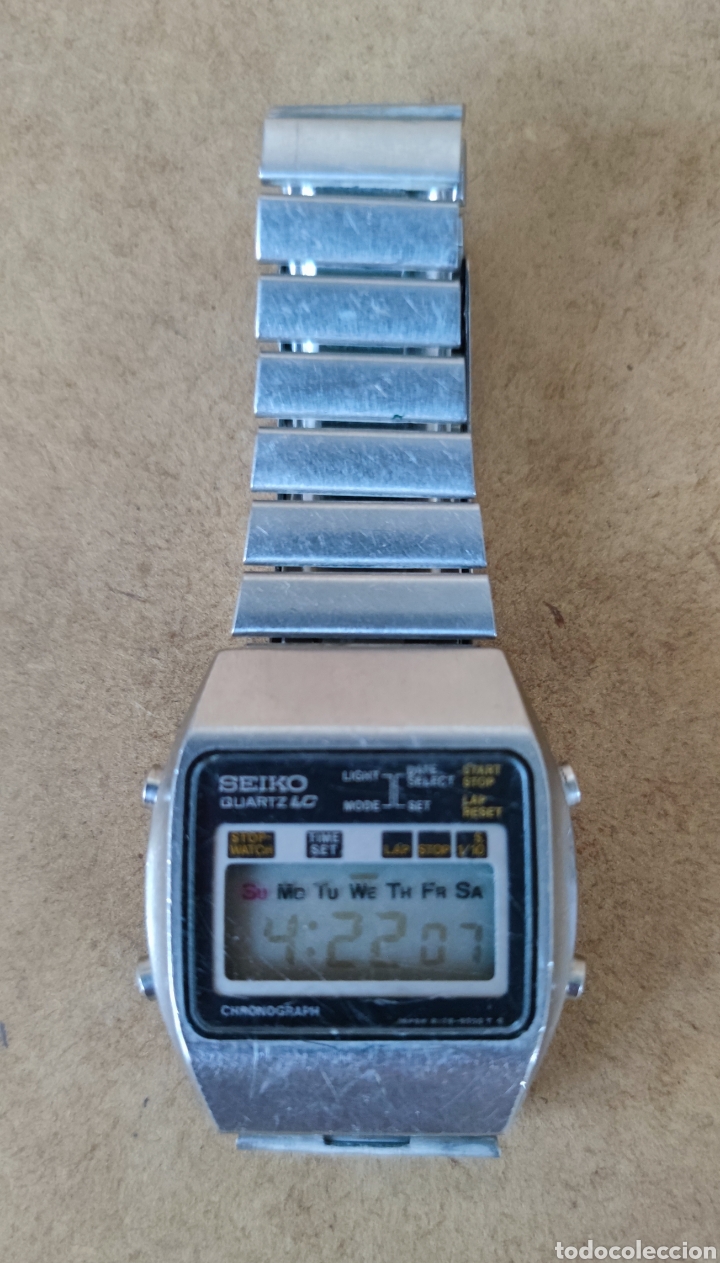 reloj seiko quartz lc chronograph - Buy Vintage watches and clocks on  todocoleccion