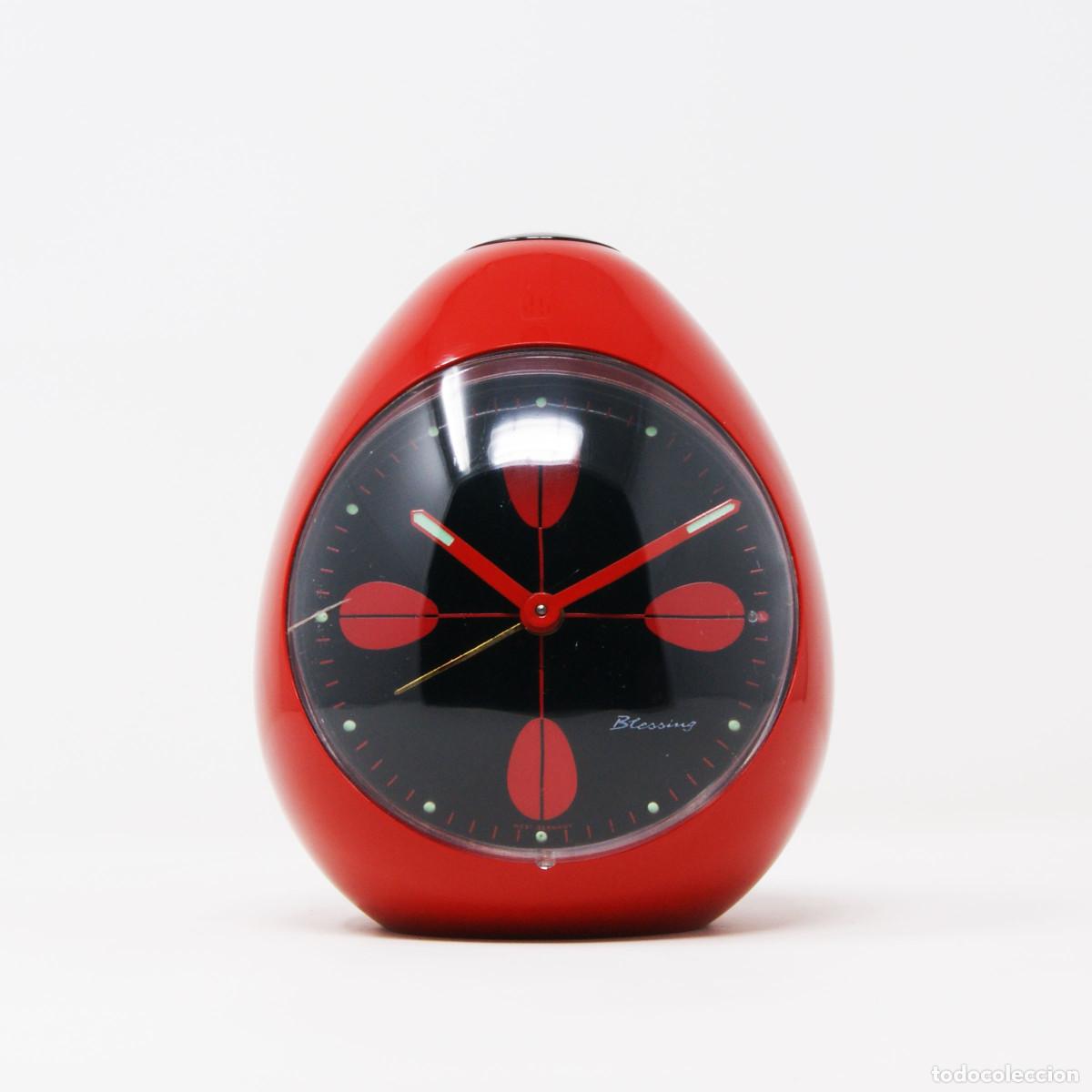 Vintage: Reloj despertador Space age Blessing egg - Foto 2