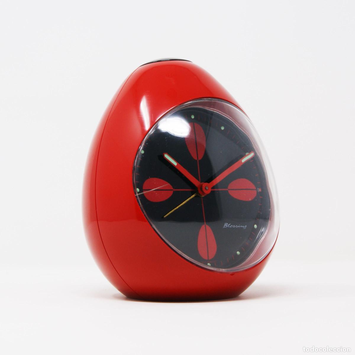 Vintage: Reloj despertador Space age Blessing egg - Foto 3