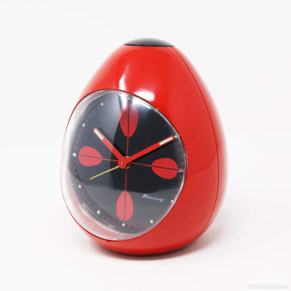 Vintage: Reloj despertador Space age Blessing egg - Foto 6