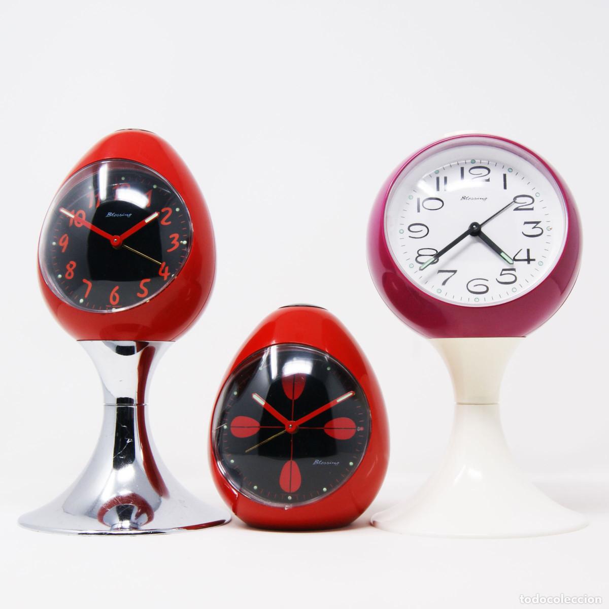 Vintage: Reloj despertador Space age Blessing egg - Foto 10
