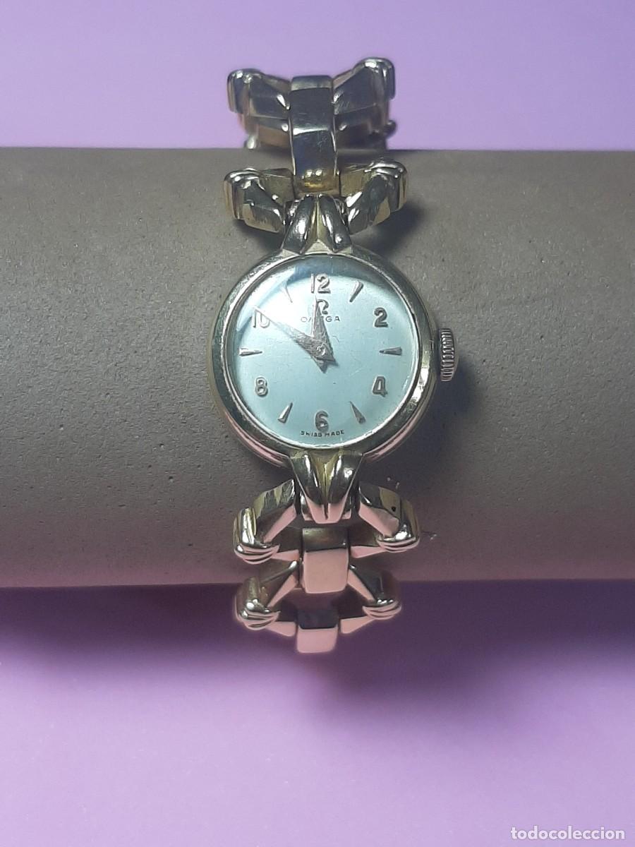 Vintage: Reloj Omega de oro para se&ntilde;ora. - Foto 1