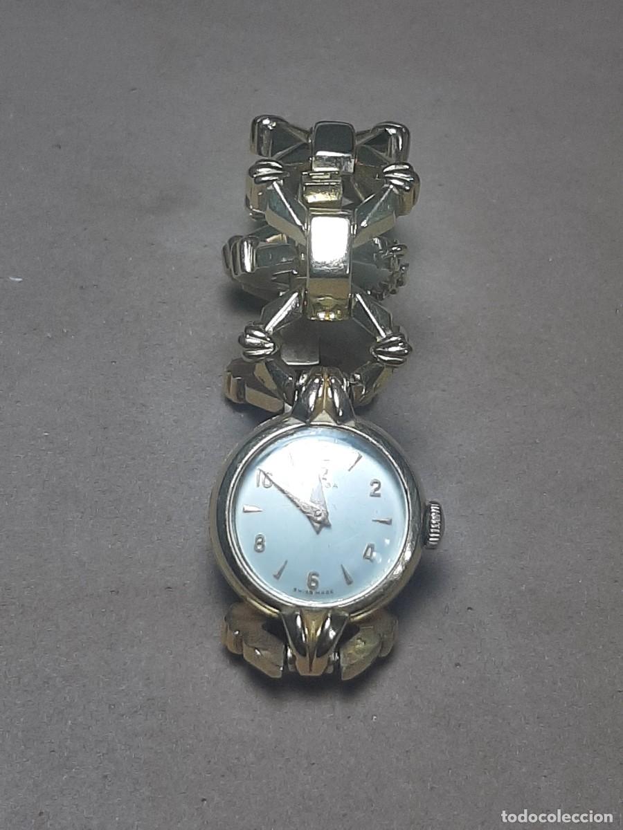 Vintage: Reloj Omega de oro para se&ntilde;ora. - Foto 3