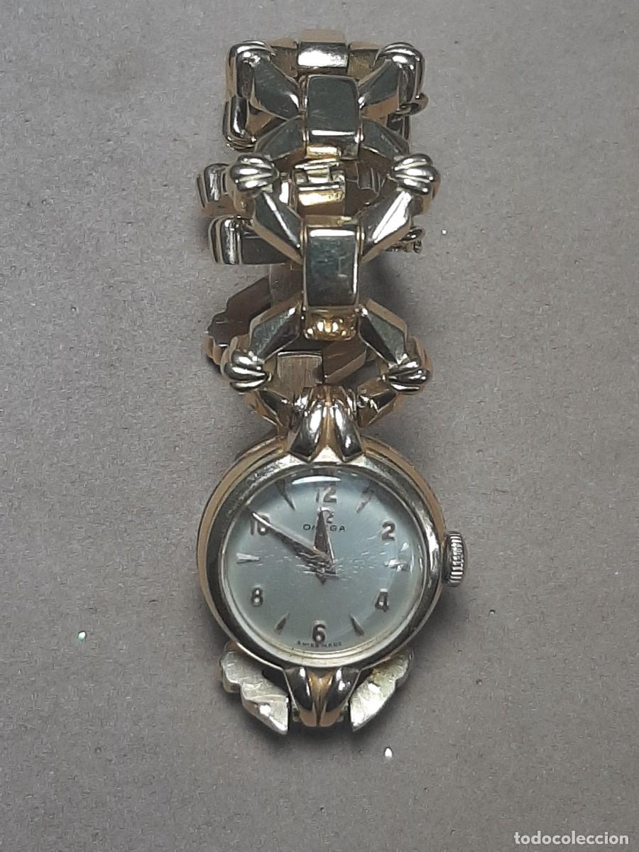 Vintage: Reloj Omega de oro para se&ntilde;ora. - Foto 4