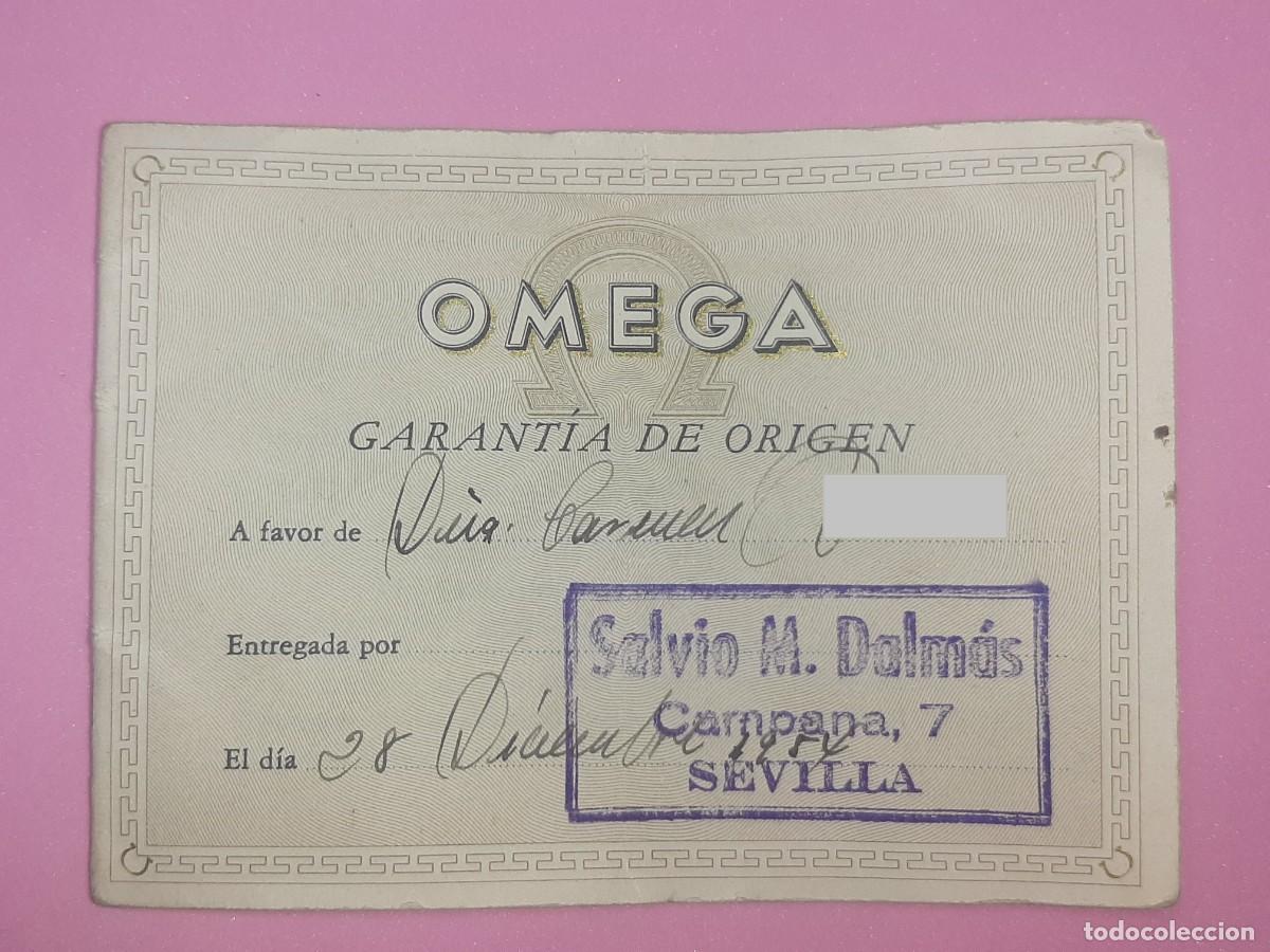Vintage: Reloj Omega de oro para se&ntilde;ora. - Foto 8