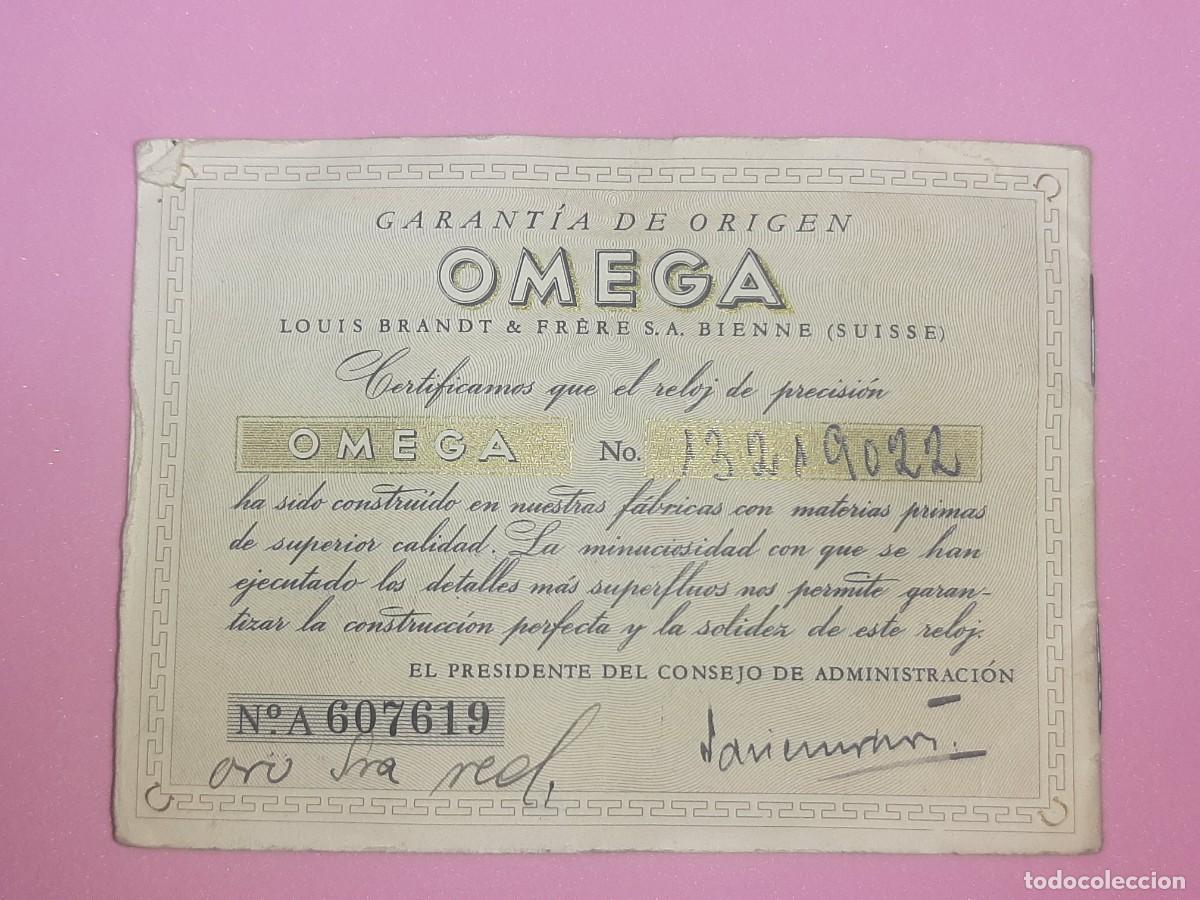 Vintage: Reloj Omega de oro para se&ntilde;ora. - Foto 9