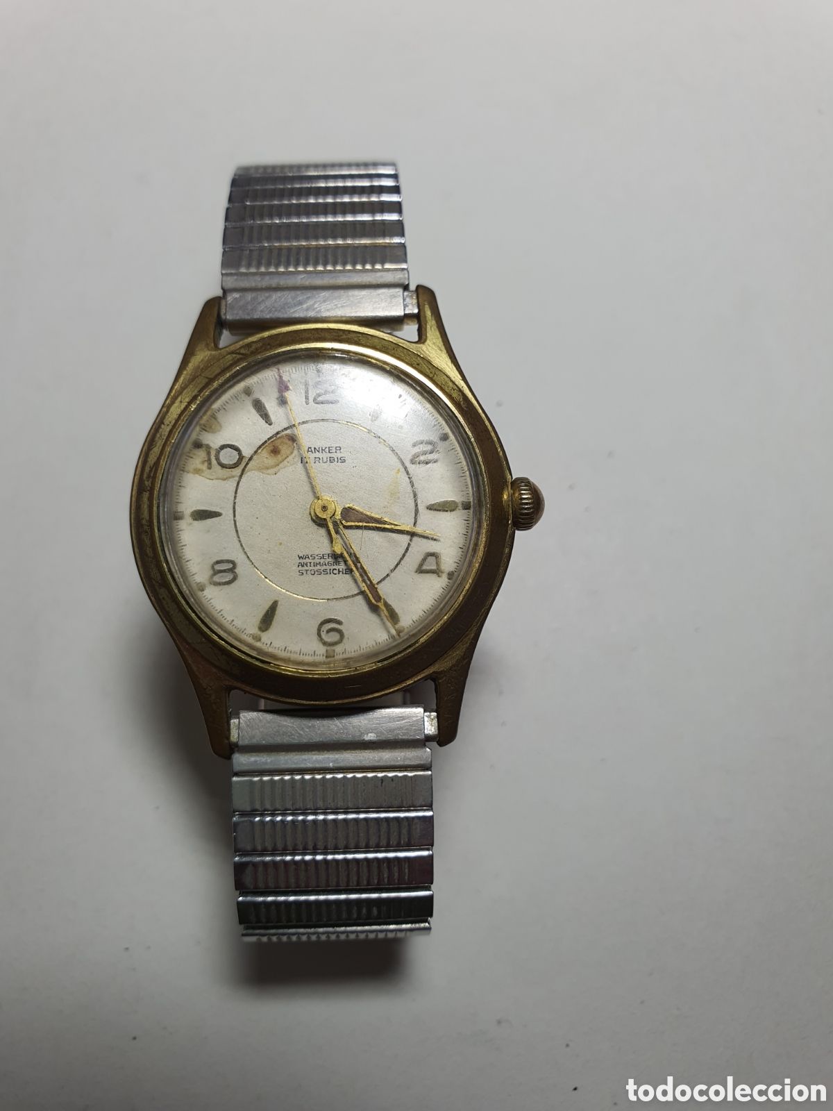 Vintage: Reloj anker 17 rubis - Foto 1