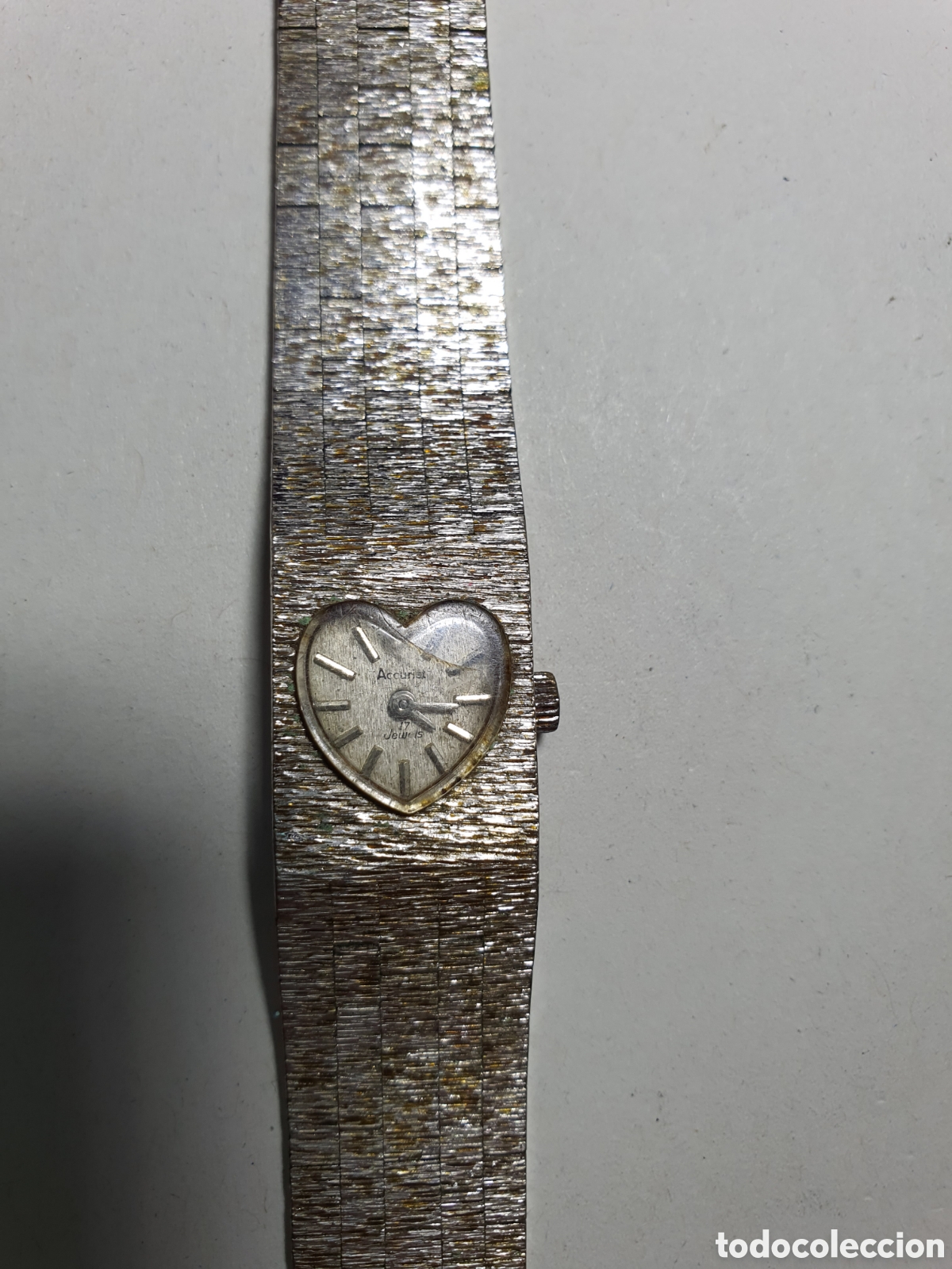 Vintage: Reloj antiguo accurist - Foto 2