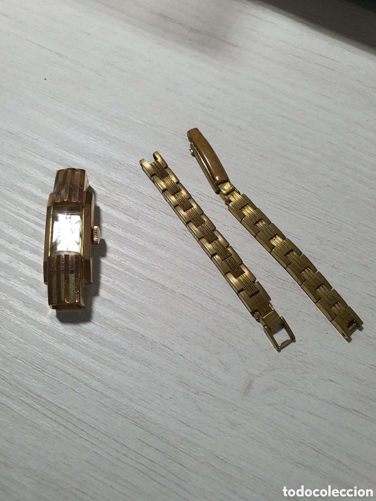 Vintage: Reloj microns plaque or 10 - Foto 1