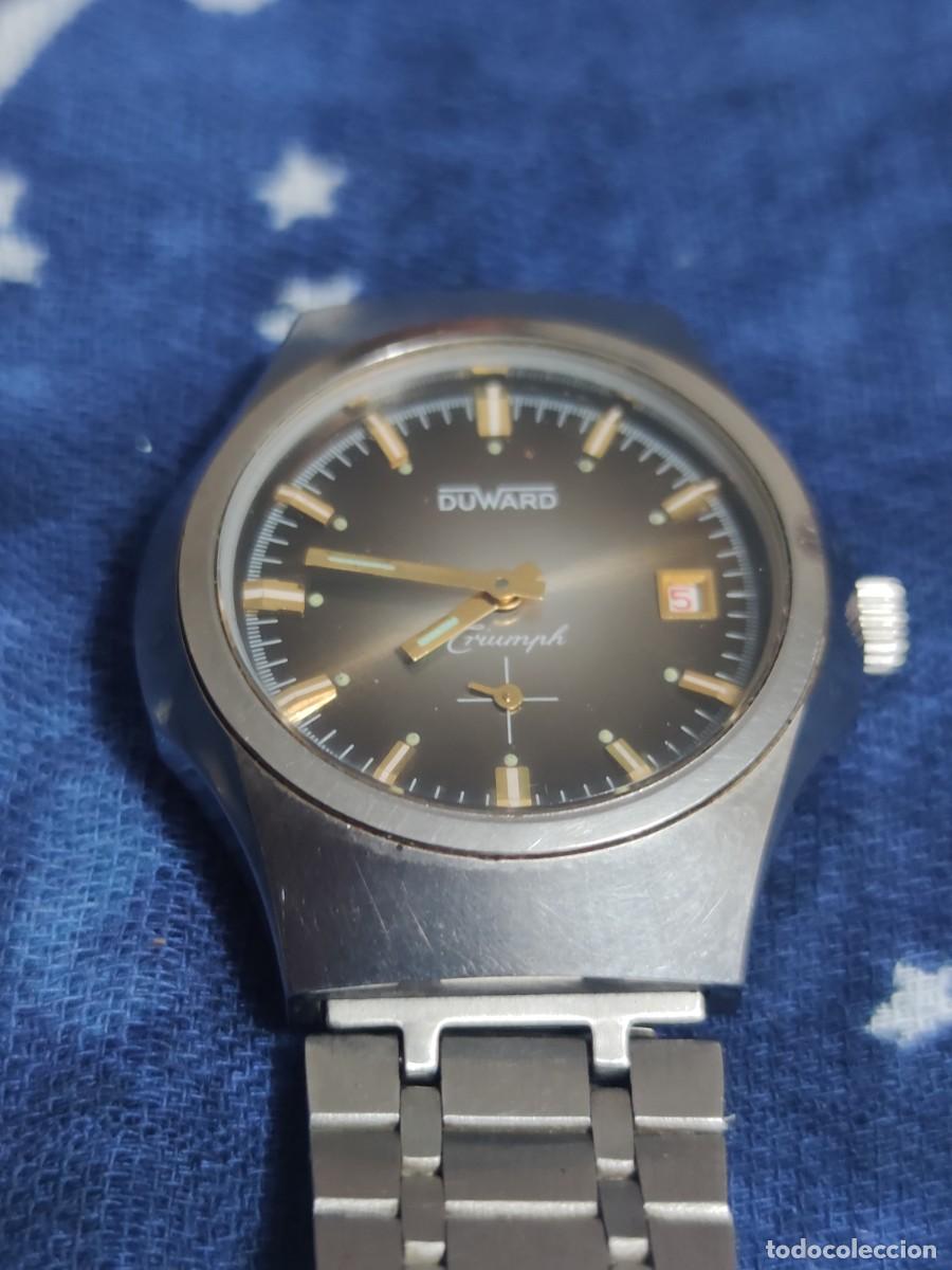 Vintage: DUWARD TRIUMPH, RELOJ AUTOMATICO VINTAGE, FUNCIONANDO. - Foto 2