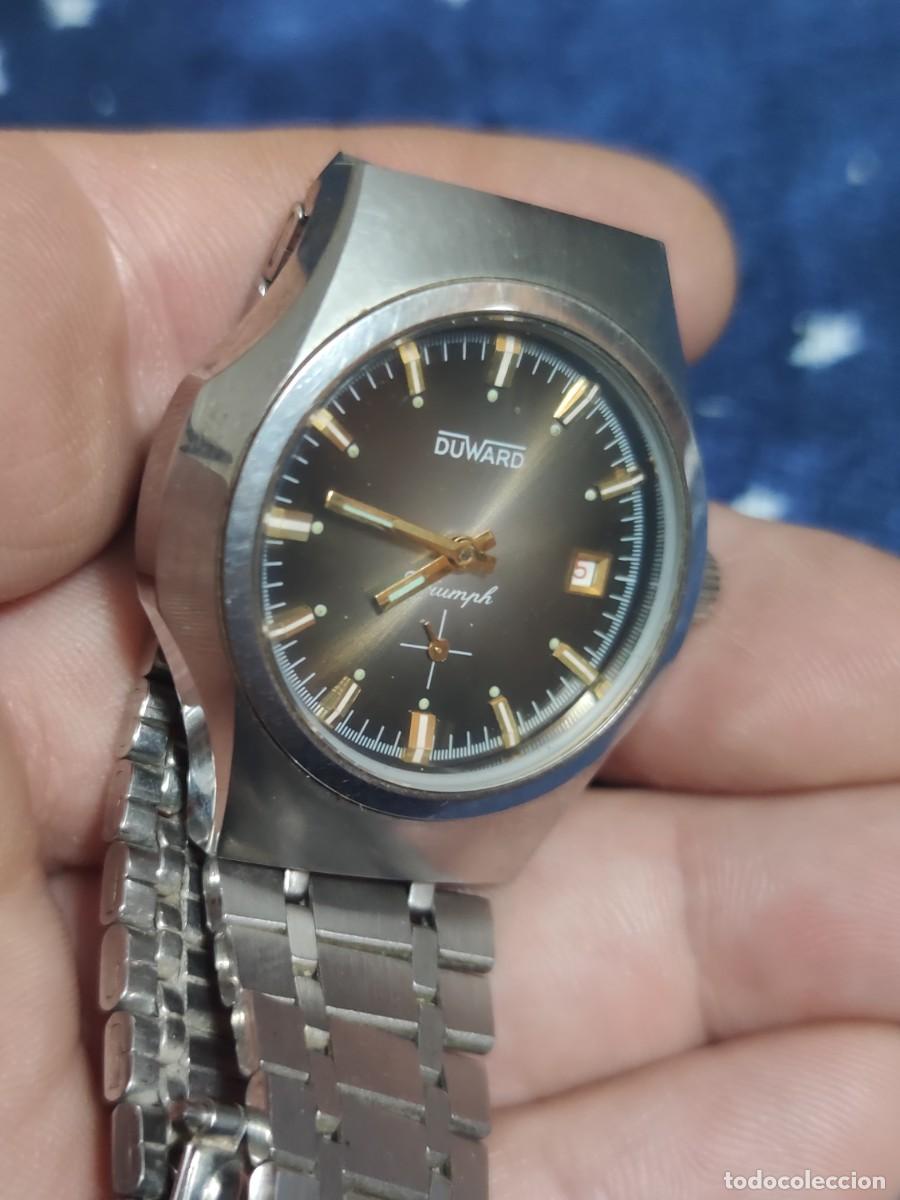 Vintage: DUWARD TRIUMPH, RELOJ AUTOMATICO VINTAGE, FUNCIONANDO. - Foto 12