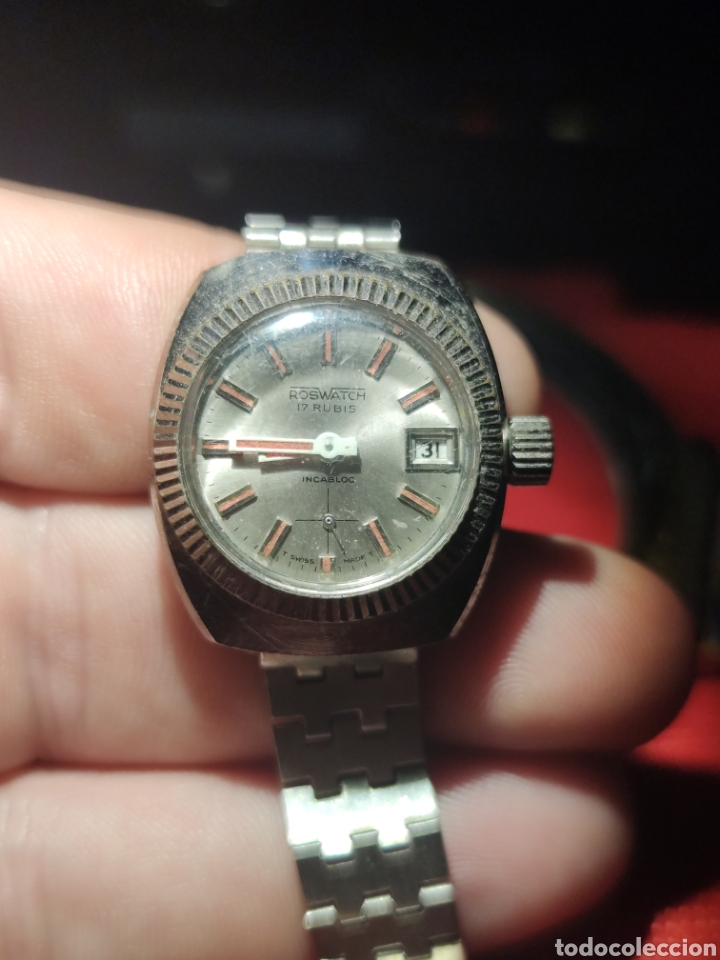 Vintage: ROSWATCH 17 RUBIS, RELOJ SE&Ntilde;ORA. - Foto 6