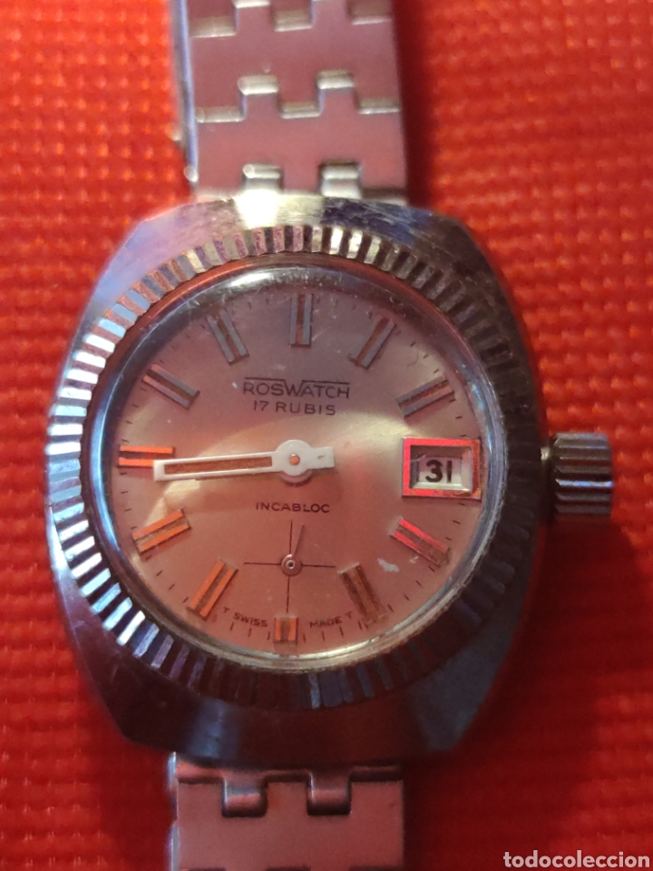 Vintage: ROSWATCH 17 RUBIS, RELOJ SE&Ntilde;ORA. - Foto 1