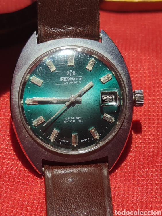 Vintage: INSAWATCH AUTOMATICO 25 RUBIS. - Foto 2