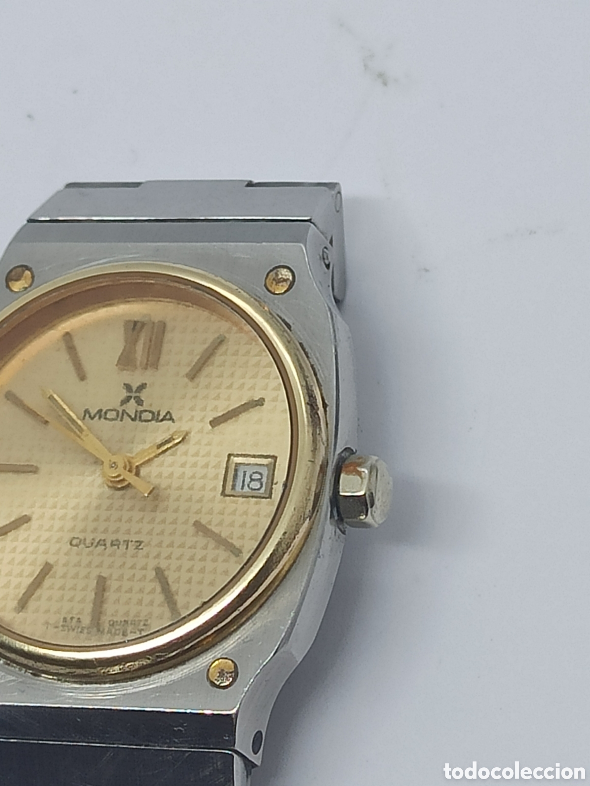 Vintage: Reloj MONDIA Quartz funciona - Foto 4