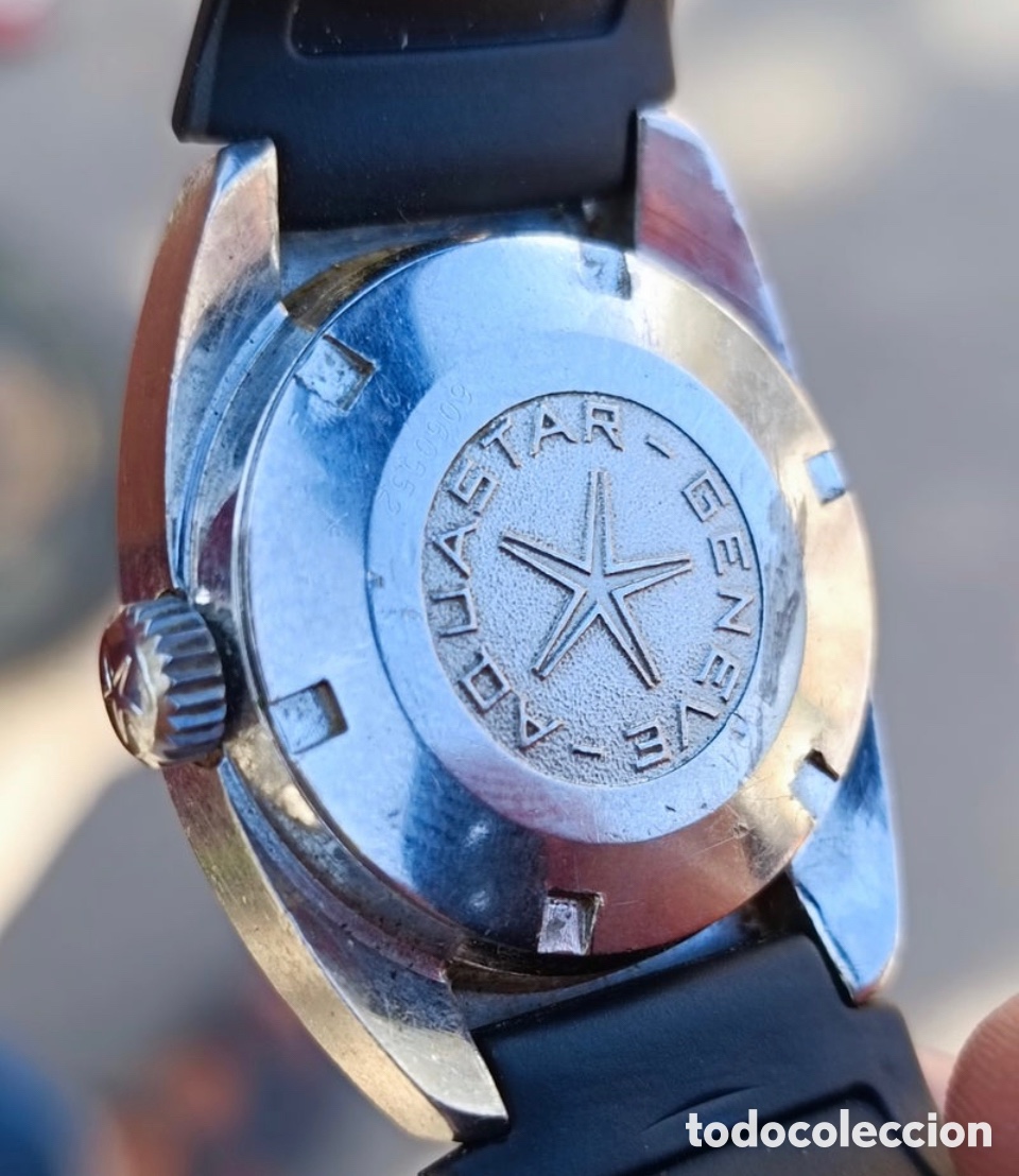 Vintage: Aquastar Seatime reloj autom&aacute;tico. - Foto 3