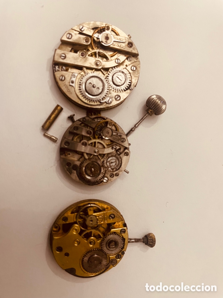 Vintage Uhren: Lote maquinaria reloj