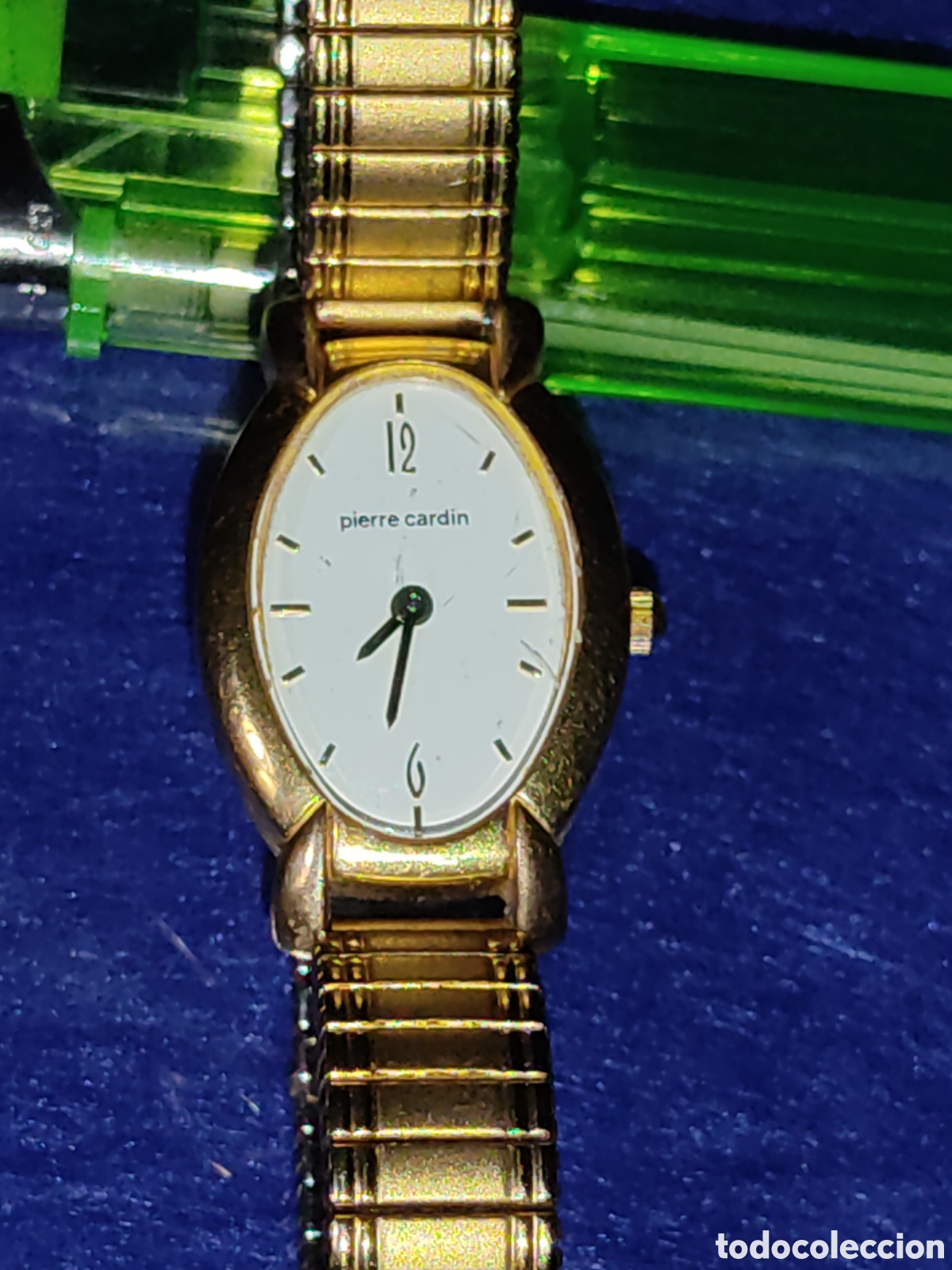 Vintage: Reloj Pierre cardin,correa el&aacute;stica. - Foto 4