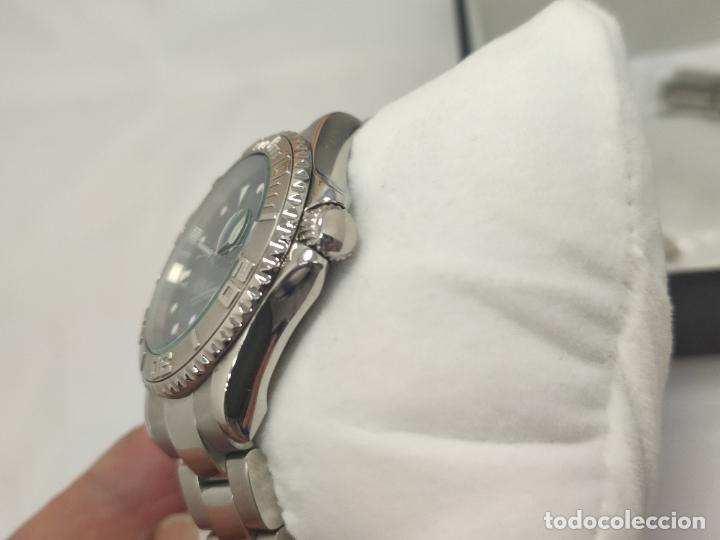 Vintage: BOTITO RELOJ EXIT ESTILO ROLEX SUBMARINE, DE CABALLERO. - Foto 10